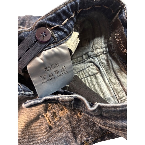 Kid's Distressed Denim Jeans Adjustable Waist Baby Toddler boy‎ size 12m SOFT - Picture 4 of 5